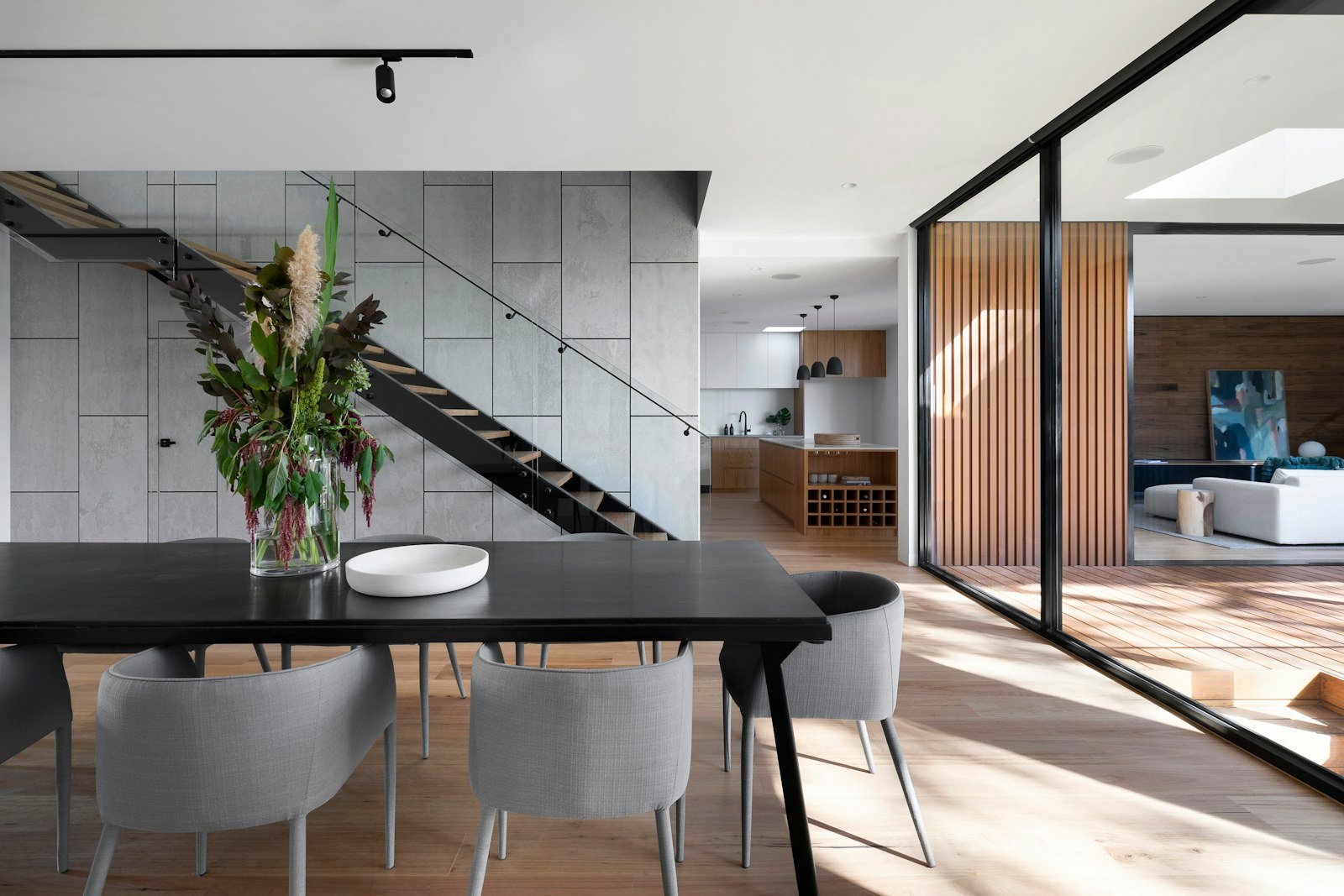 Light-filled modern apartment interior